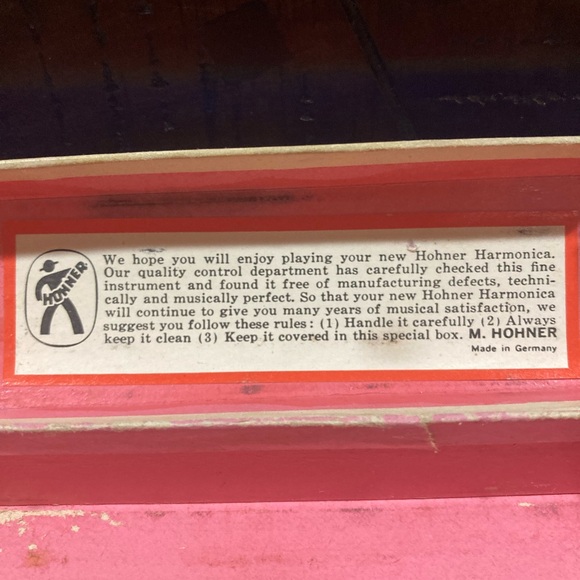 M. Horner - Marine Band Full Concert Harmonica - Picture 5 of 9